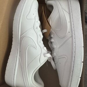 Nike Court Borough Low Red and White Box